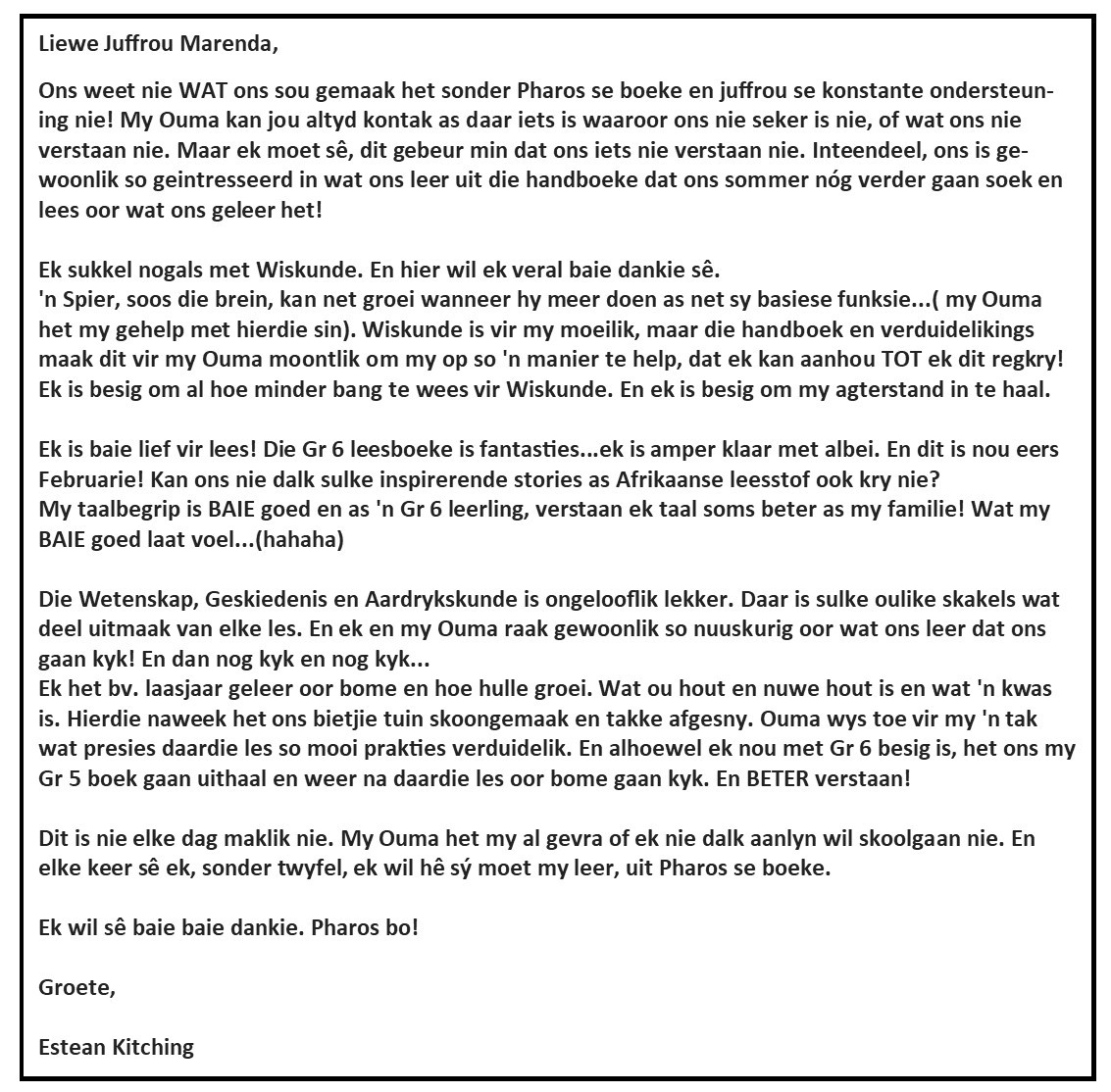 Teacher review of Pharos Textbooks