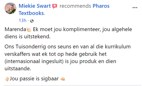 Review of Pharos Textbooks